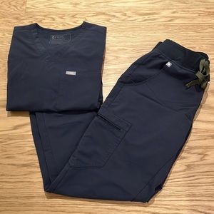 Dark Harbor FIGS Scrubs Set